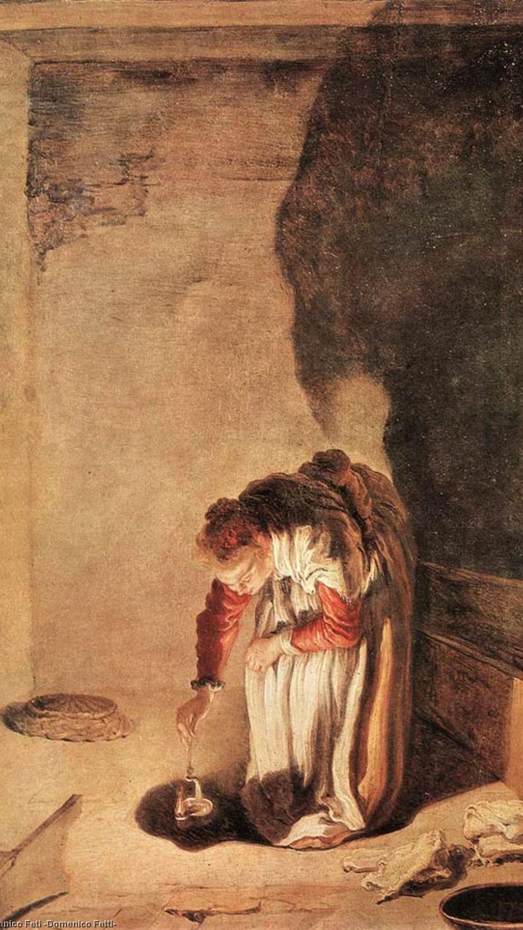 Domenico Fetti ( 1589-1623 Ita) Gleichnis von der verlorenen Münze Lukas 15, 8-10